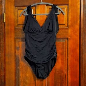 Flattering full piece bathing suit